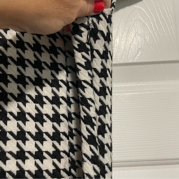Papillon Mid Length Women's Dress Houndstooth Cowlneck Size Large - Picture 7 of 11